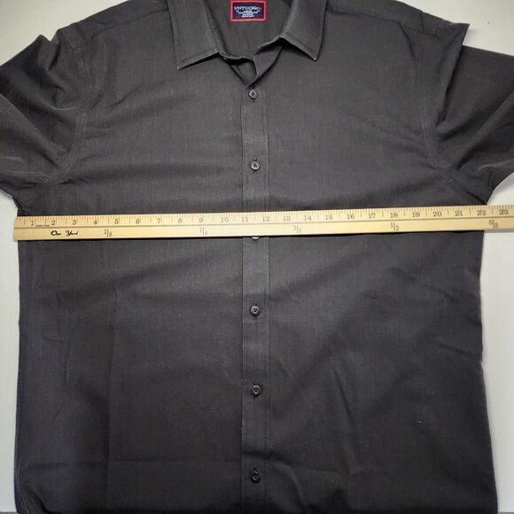 UNTUCKIT BLACK LONG SLEEVE BUTTON DOWN SIZE LARGE - Picture 5 of 10